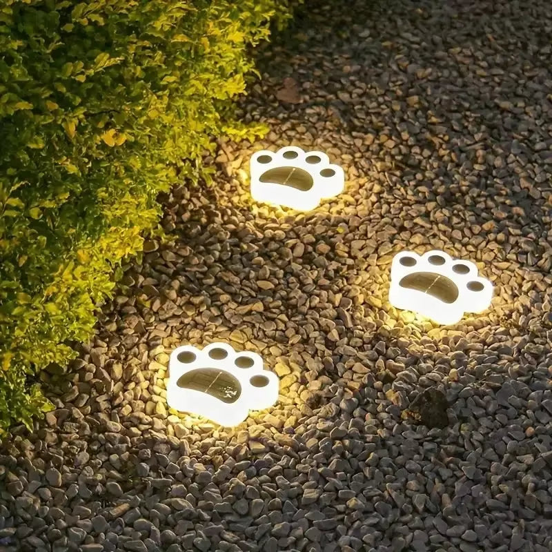 4/1Pack Solar Cat Claw Buried Light Outdoor Waterproof Outdoor Courtyard Garden Layout Villa Small Yard Decoration Lawn Light