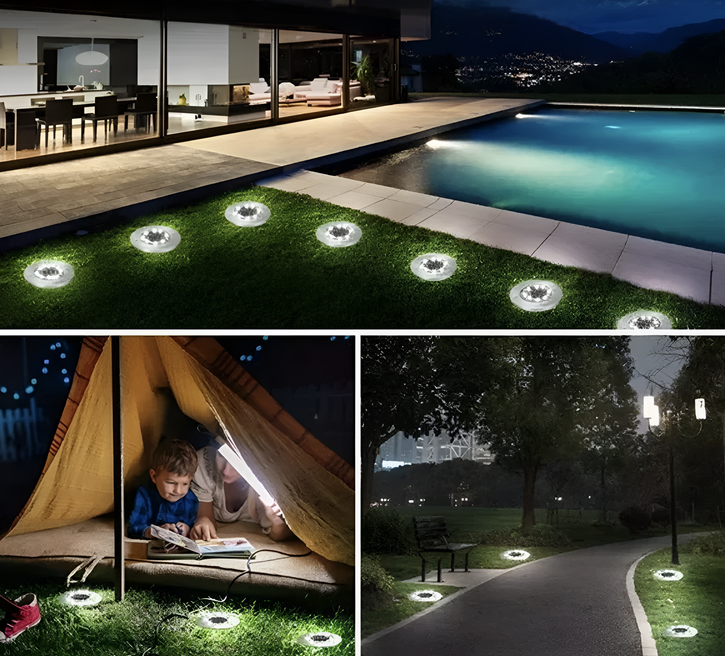 8/20 LED Solar Lights Outdoor ( 4/8 pcs )