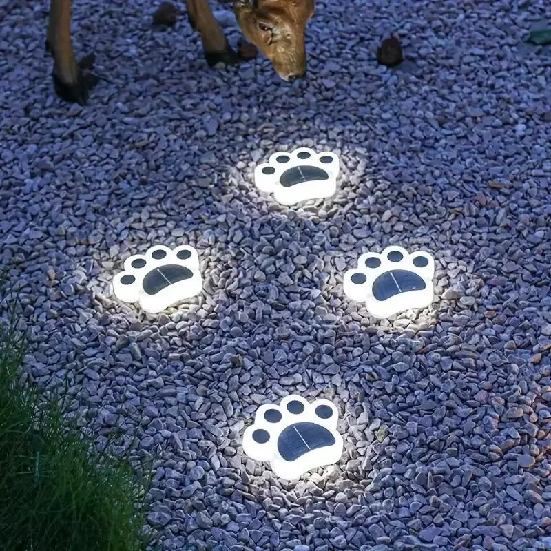 4/1Pack Solar Cat Claw Buried Light Outdoor Waterproof Outdoor Courtyard Garden Layout Villa Small Yard Decoration Lawn Light