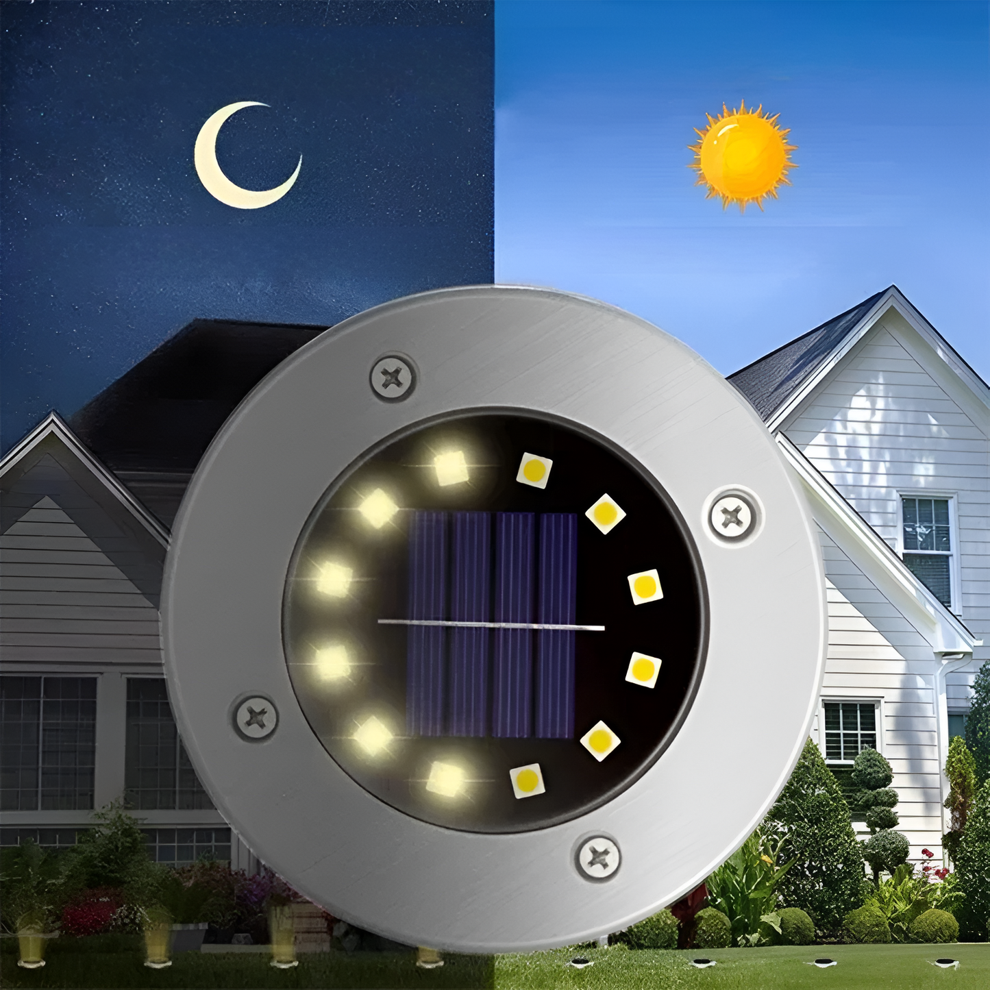 8/20 LED Solar Lights Outdoor ( 4/8 pcs )